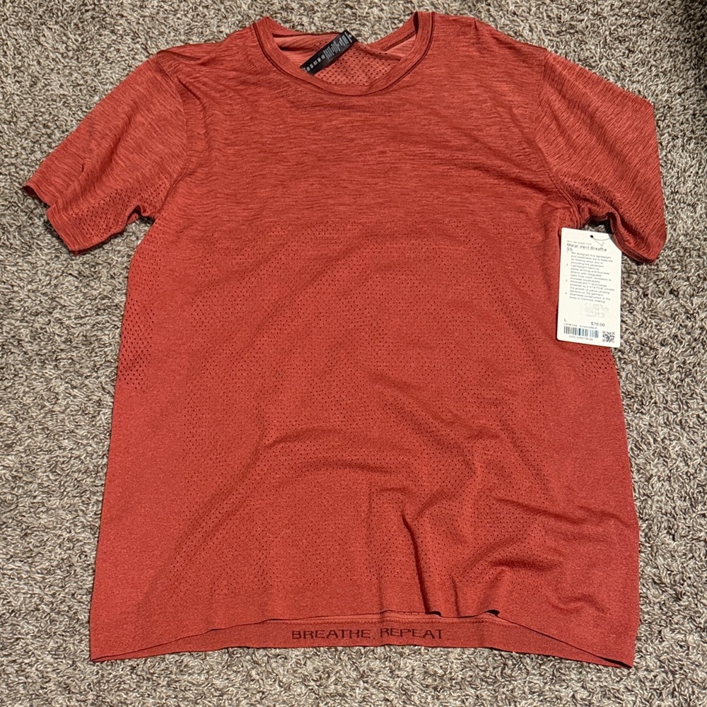Lululemon Red Metal Vent